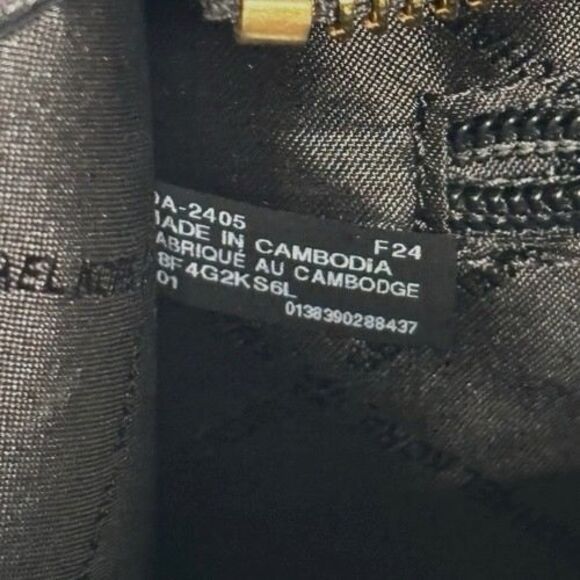 Michael Kors Kris Medium Pebbled Suede Leather Satchel Handbag Crossbody $358 - Picture 8 of 16